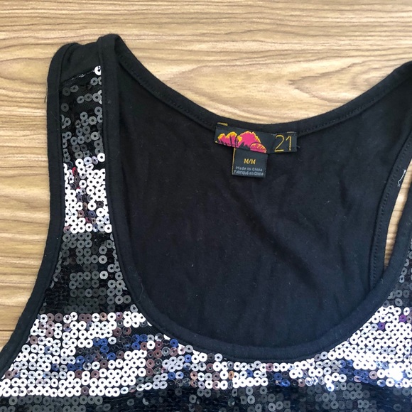 F21 • Sparkly Racertank - Picture 3 of 4
